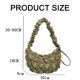 thumbnail image 3 of Bolso de mano acolchado para mujer, ligero y acolchado, tipo hobo, 2023, con pliegues en forma de nube., 3 of 6