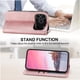 thumbnail image 4 of Funda Flip FOXDOCK para iPhone 17 Pro Max , Estilo Billetera con Diseño Rombo, Correa de Mano y Soporte, Uso Diario, 4 of 6