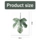 thumbnail image 3 of ART ZONE - Póster con impresión artística en lienzo de hojas de plantas tropicales, cuadros de pared de plantas verdes nórdicas, pintura grande para habitación infantil, sin marco, 3 of 5