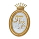thumbnail image 1 of Corona de oro resina marco de fotos estilo de lujo barroco decoración oval 7 pulgadas, 1 of 5