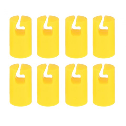 Magideal - Tapas Para Postes De Trampolín, Cubierta Protectora, Protección Reutilizable Para Postes De 25Mm, Tapas Para Postes De Trampolín Para Niñas Y Niños, J 8 Piezas