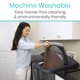 thumbnail image 4 of Almohadilla de silla SURES, impermeable para incontinencia, lavable, 1 paquete, 4 of 9