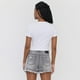 thumbnail image 2 of Polera Mujer Manga Corta Crop Cotton Spx Blanco Corona, 2 of 5