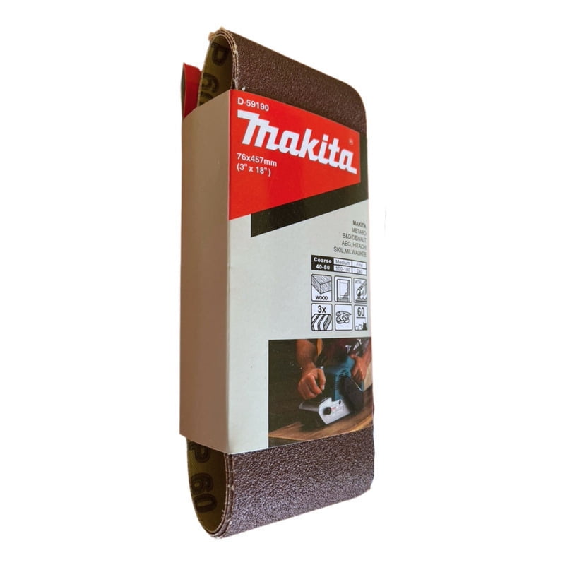Genérico - Lija De Banda 3 X 18 Pulgadas Grano 60 Makita D 59190