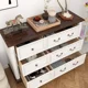 thumbnail image 4 of Comoda Cajonera Beige Walnut 6 Cajones 1,2mts, 4 of 8