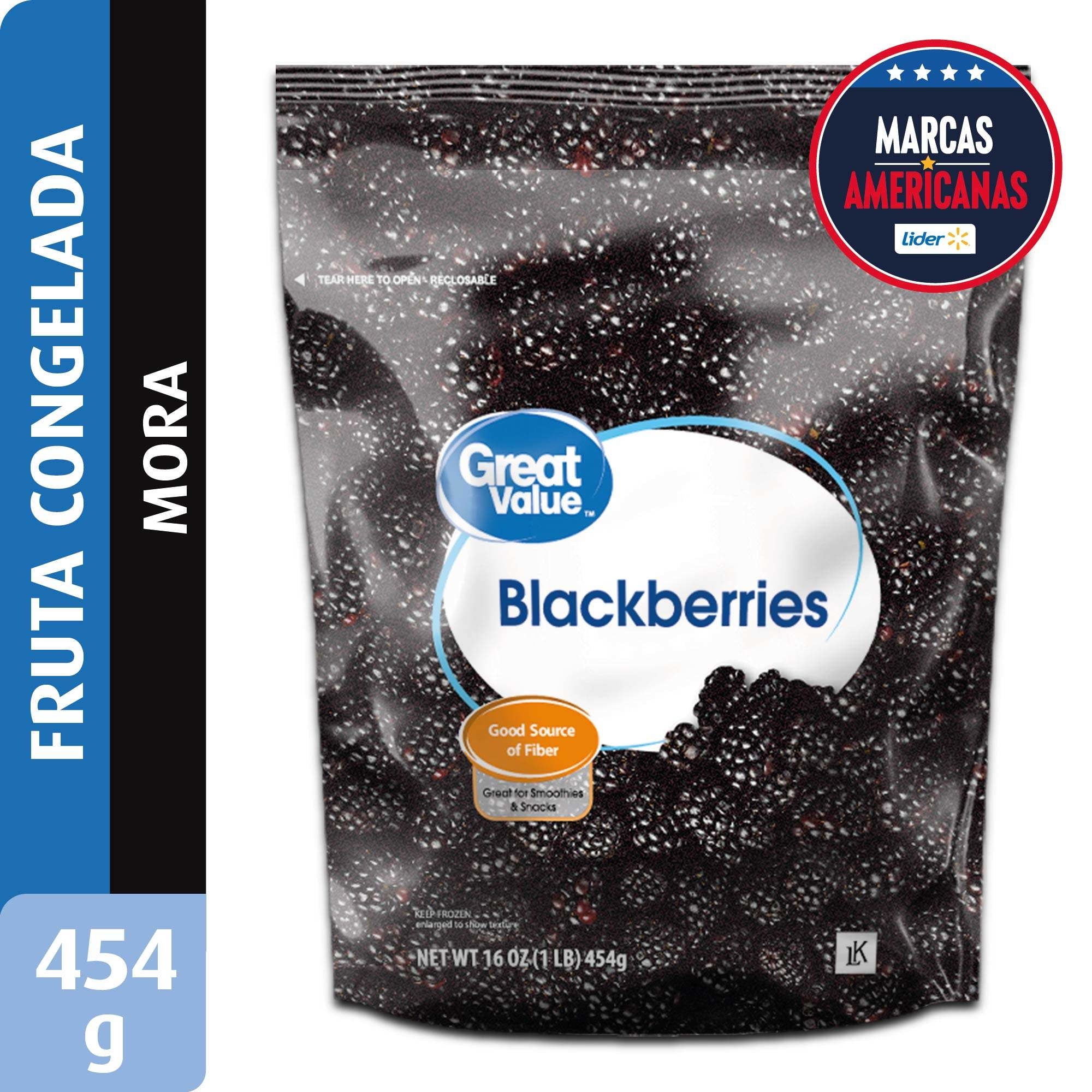 Fruta Congelada Mora 454 g Great Value