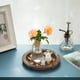 thumbnail image 5 of Candelabro rústico de madera con bandeja - Pequeño plato decorativo de madera para velas de pilar, ideal para cocina, encimera, mesa de centro, organizador, decoración del hogar, centro de mesa de bod, 5 of 7