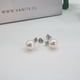 thumbnail image 2 of Aros Perlas Plata Italiana - Blanco, 2 of 4
