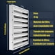 thumbnail image 2 of 6pcs Filtro Para Campana Industrial 50x50 Para Fabricacion, 2 of 7