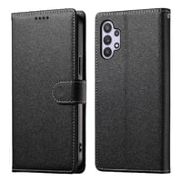 Funda Para Foxdock Samsung Galaxy A32 4G– Cuero Premium, 3 Ranuras Para Tarjetas, Protección Contra Impactos