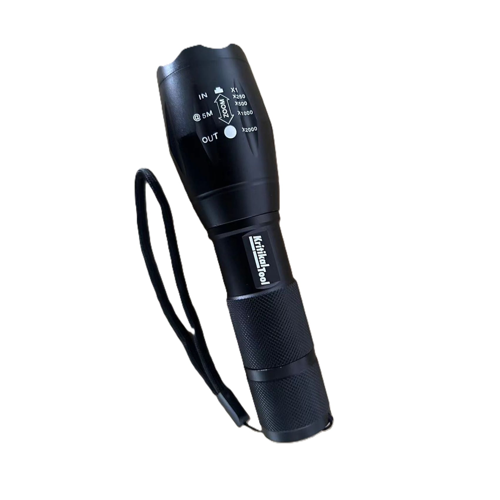 Linterna Kritikal Tool Thunder Recargable Led Usb-c Negra Tactica