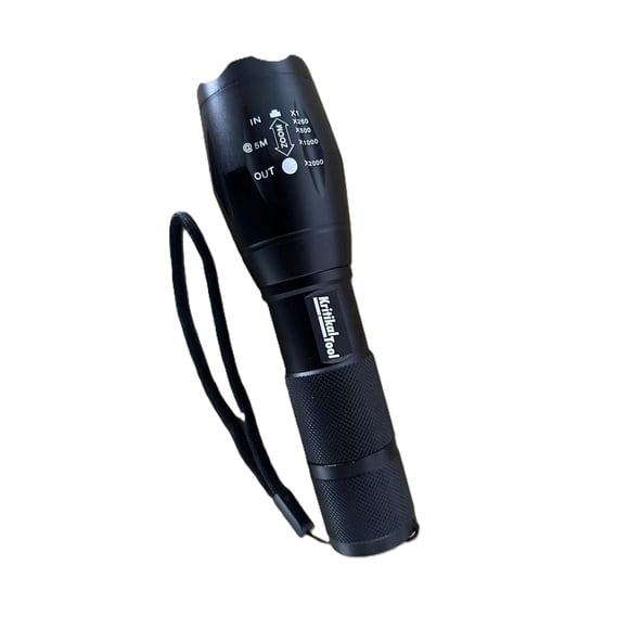 Linterna Kritikal Tool Thunder Recargable Led Usb-c Negra Tactica