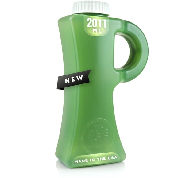 Orinal portátil The Original Pee Jug 2011 ml para hombre, color verde