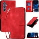 thumbnail image 1 of Funda Flip Premium Fibra de Carbono para Samsung Galaxy S23 FE con Soporte y Cierre Rojo, 1 of 6