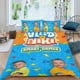 thumbnail image 2 of Vlad y Niki Conjunto de sábanas temático, trío de piezas, cómodo y amigable con la piel, diseño único, regalo de decoración para el hogar para familiares, amigos y fans,135cm *200cm, 2 of 6