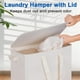 thumbnail image 2 of Cesto de ropa Vincona Slim Beige, 2 of 3