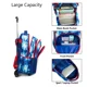 thumbnail image 3 of School Bag Wheeled Backpack for Boys School Wheeled Backpack for Children Rolling Backpack Bag for Girls School Trolley Bags, 3 of 3