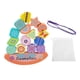 thumbnail image 3 of Bloques De Equilibrio De Madera, Juguetes Apilables, Cuentas Con Cordones, Juguetes Para Festivales, Niños, Niñas, Geometría, 3 of 5