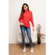 thumbnail image 3 of Sweater Mujer Cuello Alto Manga Larga Murciélago Tejido 5063, 3 of 4