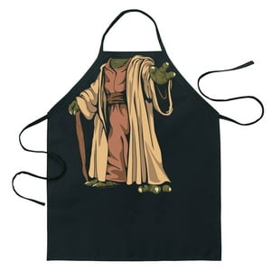 Estoykuku - Delantal Cocina Divertido Yoda Star Wars