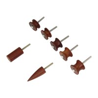 Magideal - Brocas De Bruñidor De Cuero, Cabezal De Molienda De Madera, Herramienta De Procesamiento De Cuero Con Cabeza Puntiaguda Para Carpintería, Taladro, Pul