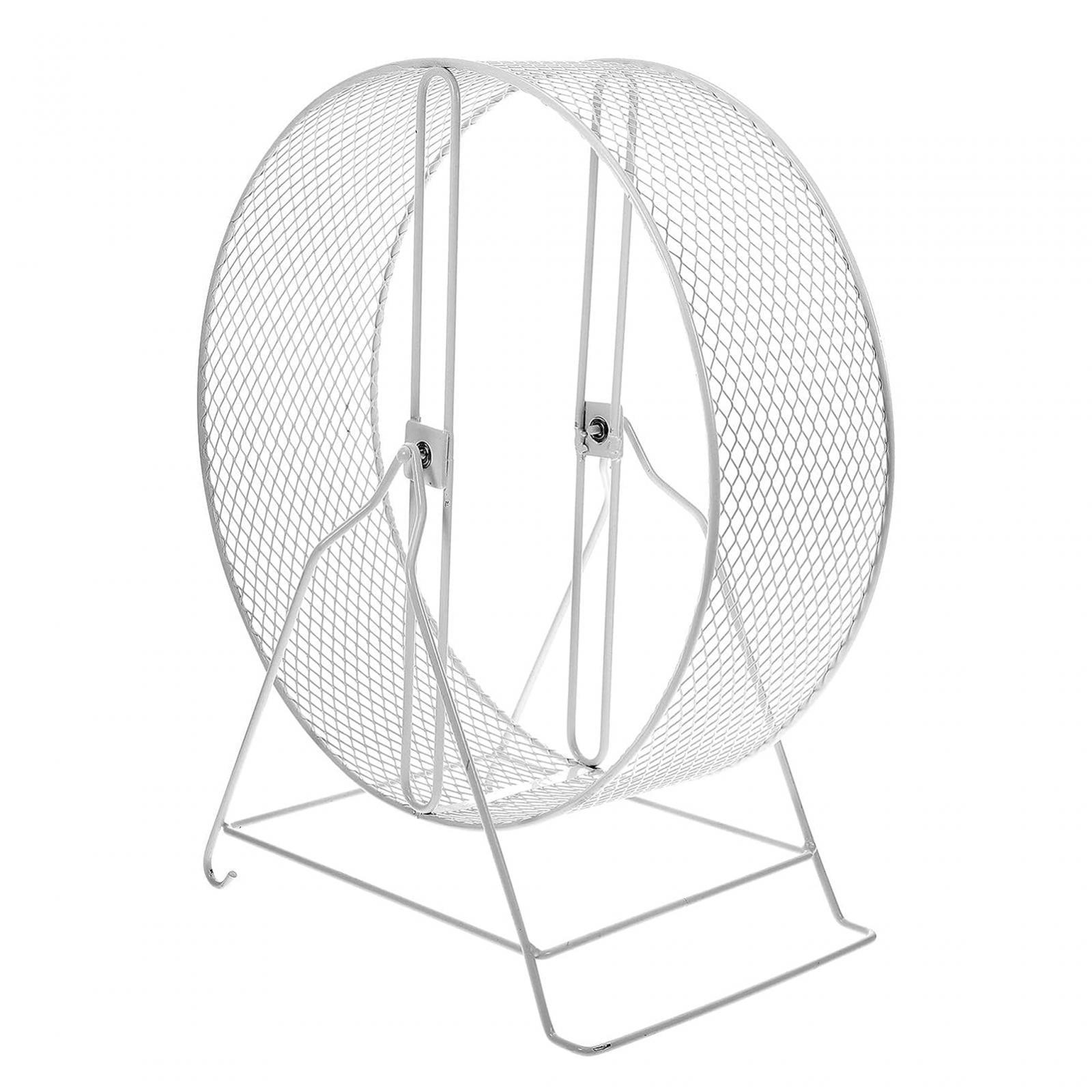 Magideal - Rueda De Hámster Rodillo De Juguete Silencioso Robusto Redondo Diversión Para Jugar Y Correr Con Soporte Rueda Para Correr Hámster Rueda De Ejercicio Diámetro 32cm
