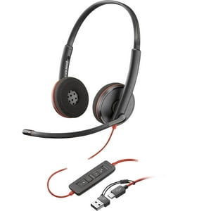 Auriculares On-Ear Alámbrico Poly Blackwire 3220 Negro Negro Tamano Unico
