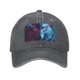 thumbnail image 1 of Galaxy Wolf Sombrero vaquero para adultos con ala curvada moldeable, sombrero de sol al aire libre para hombres y mujeres, 1 of 6
