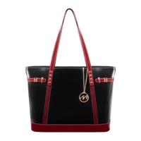 Mckleinusa - Bolso Mcklein Serafina De Piel De Vacuno De Primera Calidad, Color Negro