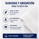 thumbnail image 2 of Toalla de Baño 140x70 cm Blanca 100% Algodón 500 Gramos Alta Absorción, 2 of 6