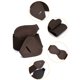 thumbnail image 2 of INSPIRE CHIC 2Pcs Cinturones de Cintura Elásticos con Hebilla de Cuero Sintético en Forma de 8 para Mujeres, 2 of 7