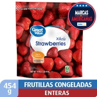 Frutillas Congeladas Enteras 454 G Great Value