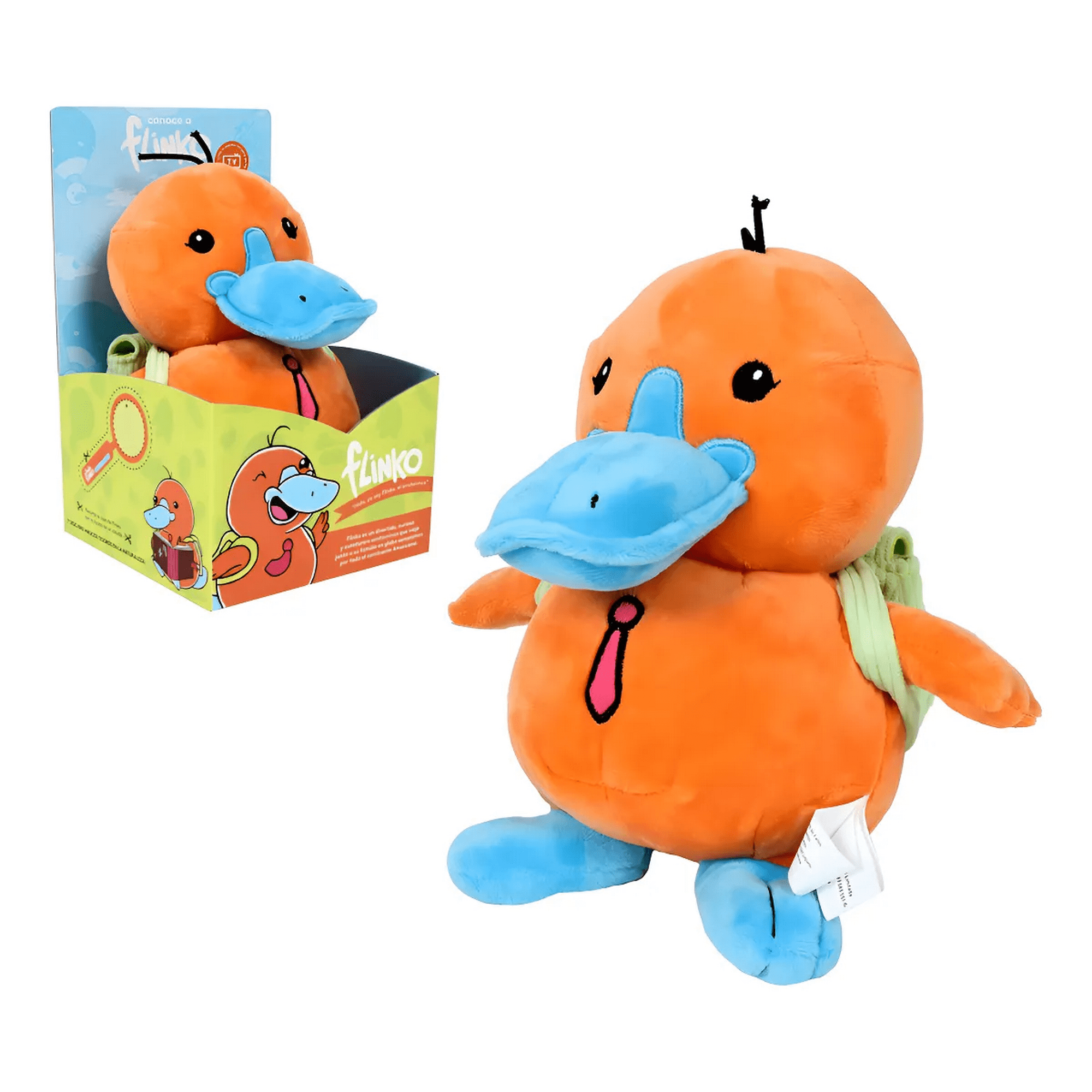 Peluche Flinko el Ornitorrinco con mochila | Lider