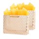 thumbnail image 4 of Bolsas de Regalo Bobobag 41 cm con Lunares Dorados - Pack de 2, 4 of 5