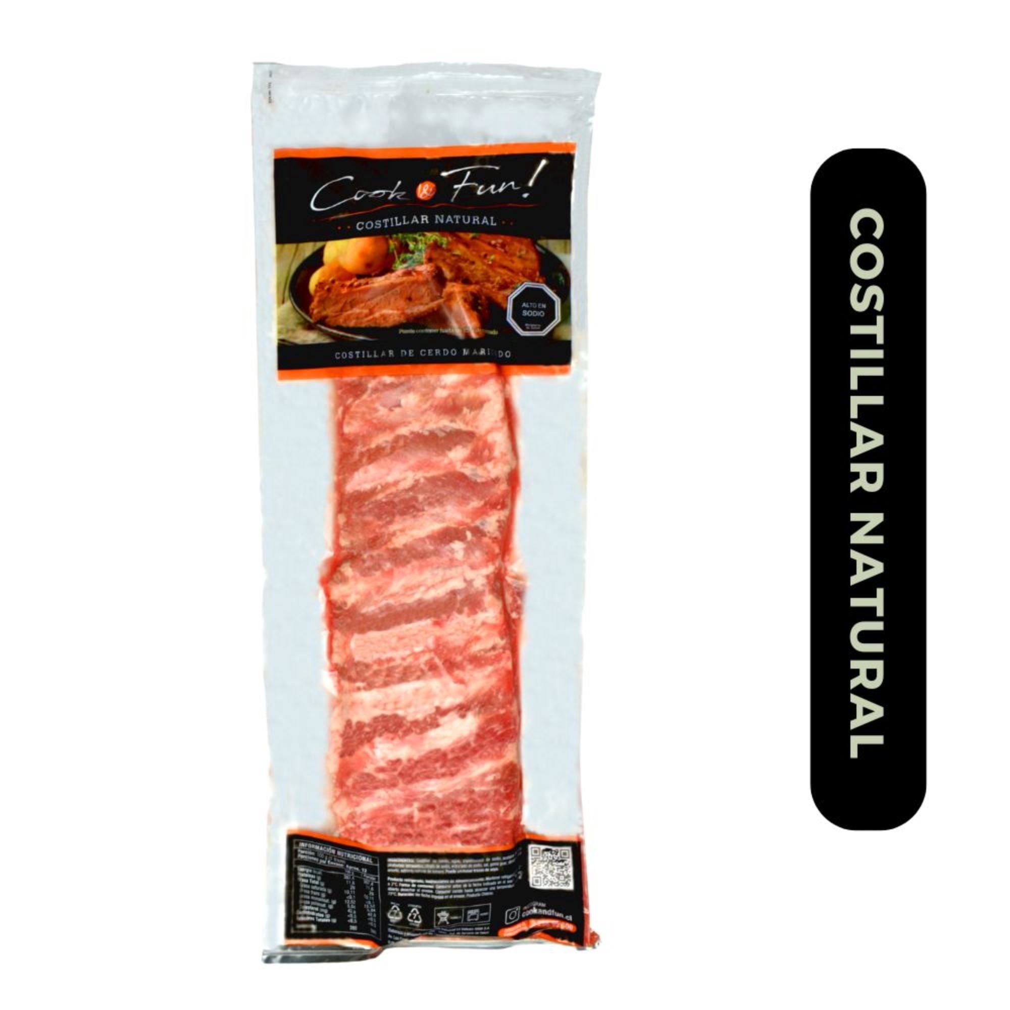 Costillar De Cerdo Natural 1 kg Cook and Fun