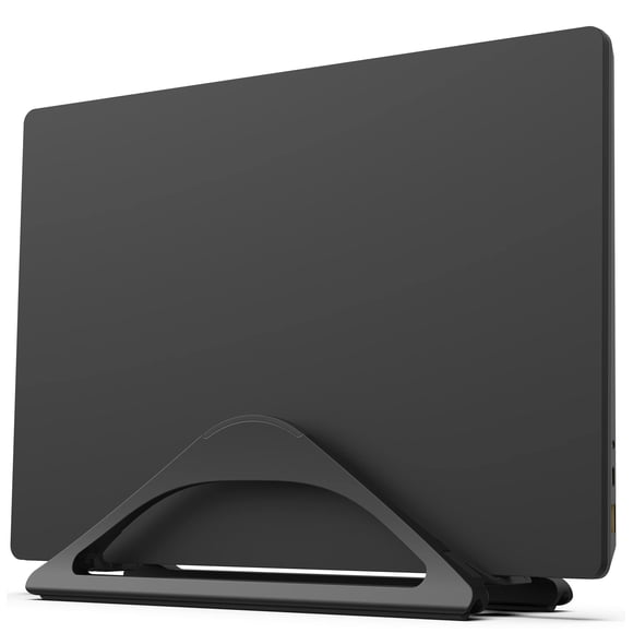 Soporte vertical para portátil HumanCentric, negro mate