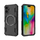 thumbnail image 1 of Funda FOXDOCK para iPhone 16 , magnética, resistente a golpes, con soporte, unisex, carga inalámbrica, 1 of 4
