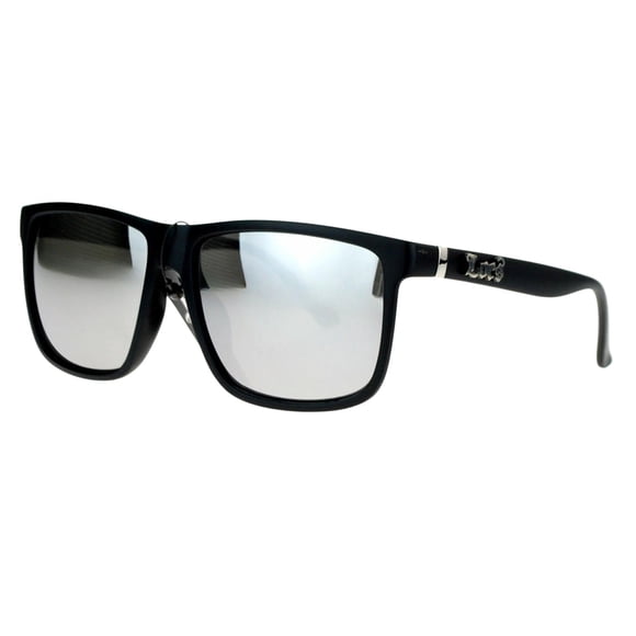 Anteojos de sol Locs LC91055RV con lentes espejados extragrandes de 15 cm