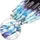 thumbnail image 3 of Juego de 10 brochas de maquillaje de oro rosa con diseño de diamante, brochas profesionales para sombras de ojos, corrector, delineador y cejas (azul y morado)., 3 of 7