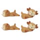 thumbnail image 3 of 4x Adornos De Cervatillo Decoración De Animales De Silicona 2x Style02 Y 2x Style04, 3 of 5