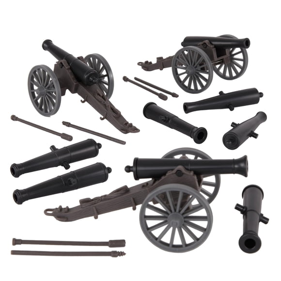 Juego De 15 Cañones Toy Bmc Cts American Civil War 3 Cannon