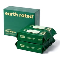 Pet Wipes Earth Rated Textured Para Perros Y Gatos, Sin Perfume, 400