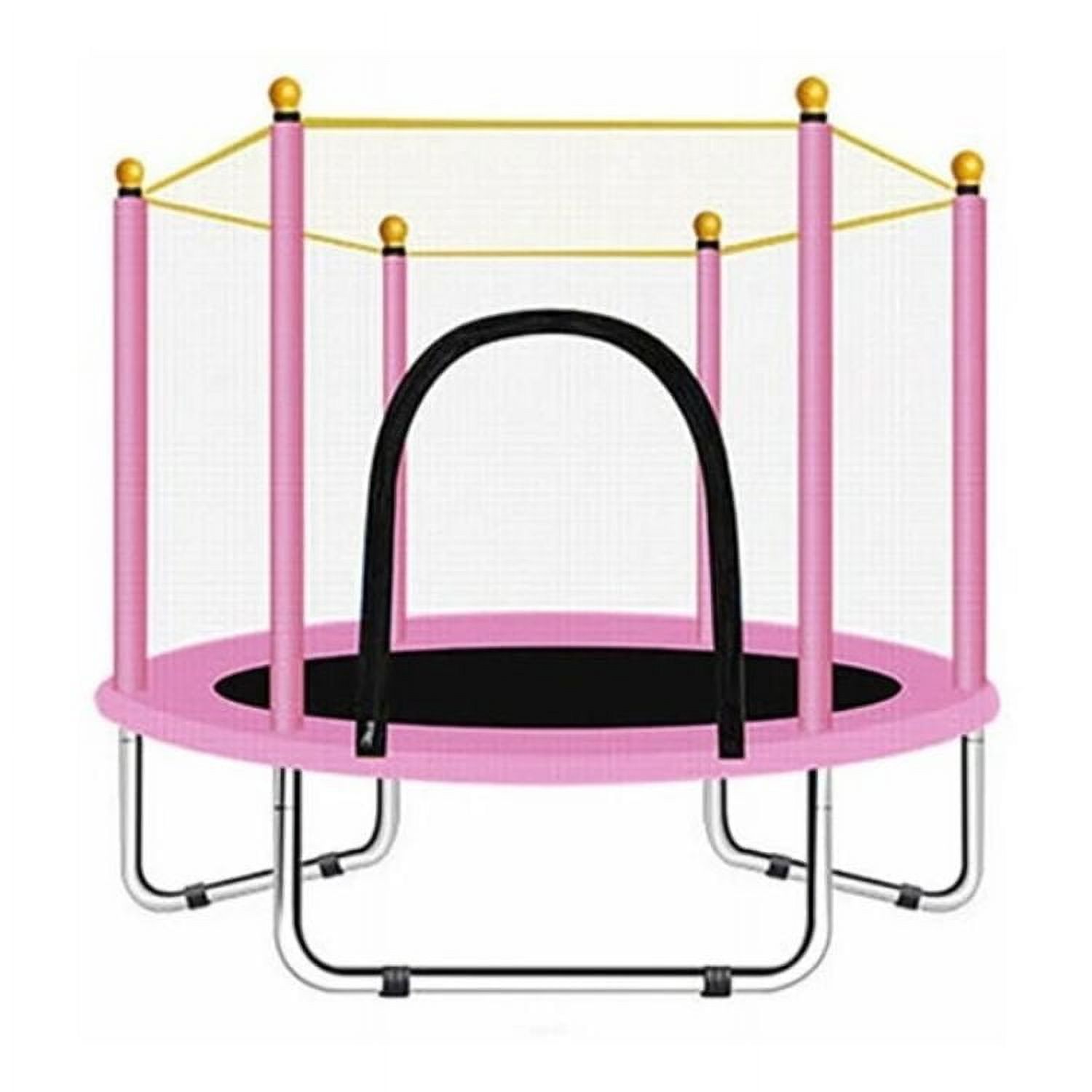 Crusec - Mini Trampolin - Cama Elástica Pequeña Para Niños - Rosa