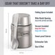 thumbnail image 2 of Tarro de comida Thermos 454 ml Acero mate con cuchara, 2 of 9