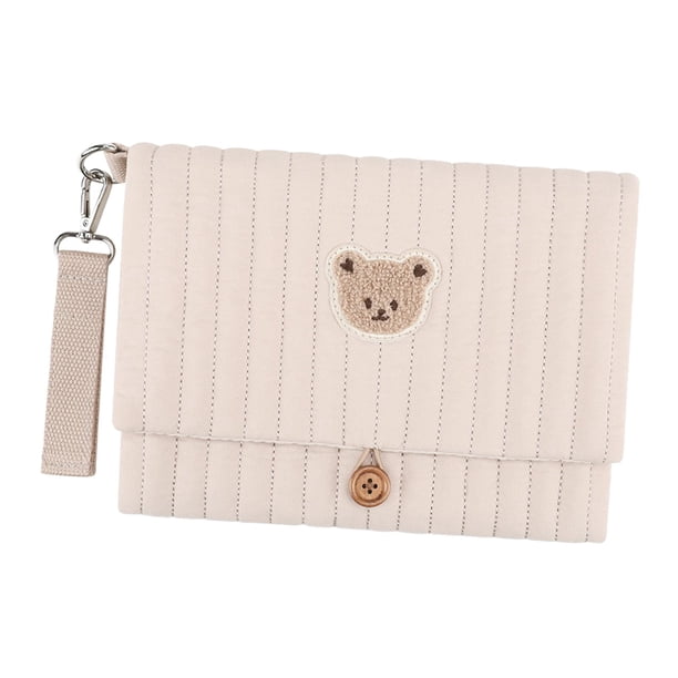 Bolsa De Pañales Reutilizable Y Multifuncional, Organizador De Pañales Para Guarderías Al Aire Libre, Piscina, Color Caqui
