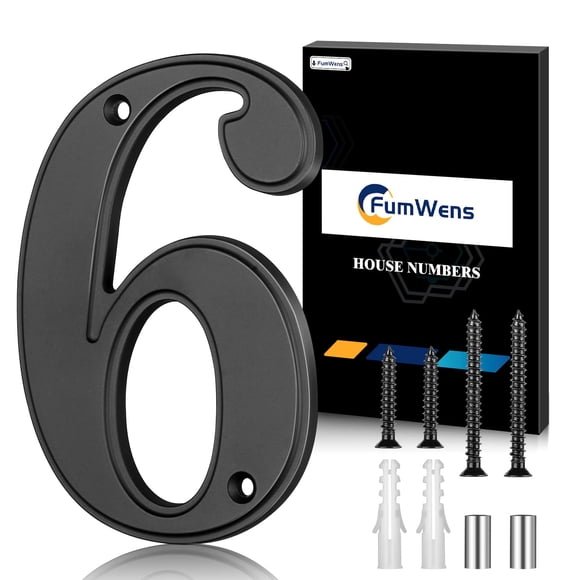 Números Para Casa Modernos De Aleación De Zinc Negra De 12 7 Cm