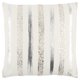 thumbnail image 1 of Almohada decorativa Rizzy Home T13304 con relleno de plumón, 50 x 50 cm, color plateado, 1 of 1