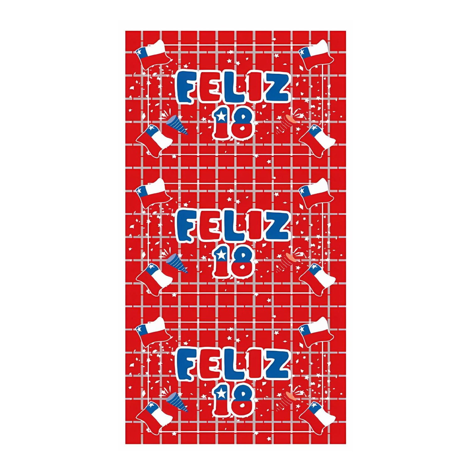 Genérico - Cortina Decorativa Papel 2x1 Metros Diseño Feliz 18