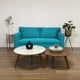 thumbnail image 2 of Sofa Anita 2 Cuerpos Chenille Turqueza, 2 of 3