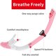 thumbnail image 5 of Kit de buceo para adultos con máscara de snorkel y gafas antivaho de vidrio templado (rosa), 5 of 7